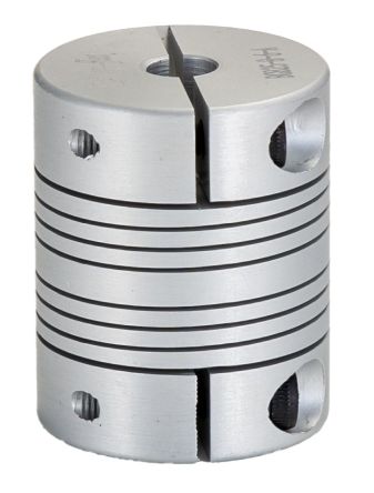 RS PRO Beam Coupling, 25.4mm Outside Diameter, 6 x 8mm Bore, 31.8mm Length Flexible Beam Coupling [0]; 132-145