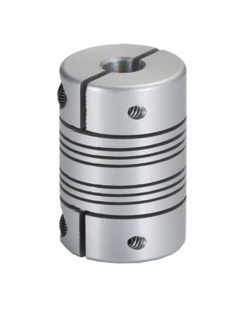 RS PRO Beam Coupling, 12.7mm Outside Diameter, 4mm Bore, 19.1mm Length Flexible Beam Coupling [0]; 132-147