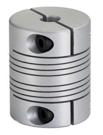 RS PRO Beam Coupling, 25.4mm Outside Diameter, 6mm Bore, 31.8mm Length Flexible Beam Coupling [0]; 132-151