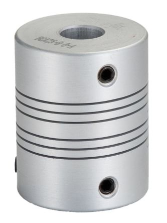 RS PRO Beam Coupling, 25.4mm Outside Diameter, 8mm Bore, 31.8mm Length Flexible Beam Coupling [0]; 132-161