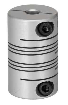 RS PRO Beam Coupling, 19.05mm Outside Diameter, 5mm Bore, 31.75mm Length Flexible Beam Coupling [0]; 132-167