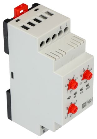 RS PRO Current Monitoring Relay, Single Phase, 150 → 260V ac, DIN Rail [0]; 132-174