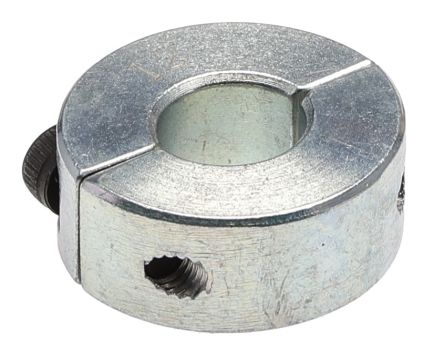 RS PRO Shaft Collar, Two Piece, Clamp Screw, Bore 12mm, OD 28mm, W 11mm, Steel [0]; 145-624