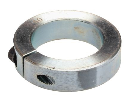 RS PRO Shaft Collar, One Piece, Clamp Screw, Bore 40mm, OD 60mm, W 15mm, Steel [0]; 145-665
