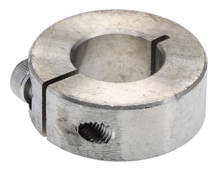 RS PRO Shaft Collar, One Piece, Clamp Screw, Bore 20mm, OD 40mm, W 15mm, Stainless Steel 304 [0]; 145-675