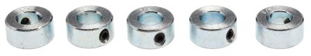 RS PRO Shaft Collar, One Piece, Set Screw, Bore 0.375in, OD 0.75in, W 0.375in, Steel [0]; 145-690