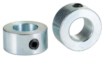 RS PRO Shaft Collar, One Piece, Set Screw, Bore 0.75in, OD 1.375, W 0.687in, Steel [0]; 145-694