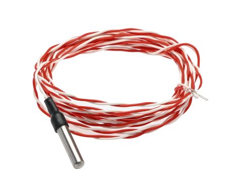 RS PRO Stainless Steel NTC Thermistor, -50°C Min, +150°C Max, 4.5mm Probe [0]; 152-311