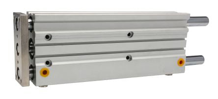 RS PRO Pneumatic Guided Cylinder - 25mm Bore, 125mm Stroke, Double Acting [0]; 180-292