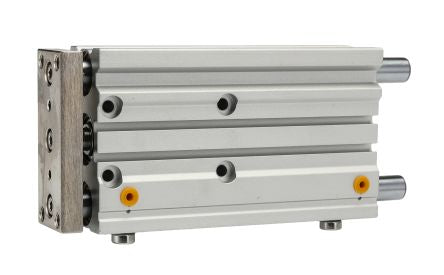 RS PRO Pneumatic Guided Cylinder - 12mm Bore, 40mm Stroke, Double Acting [0]; 180-330