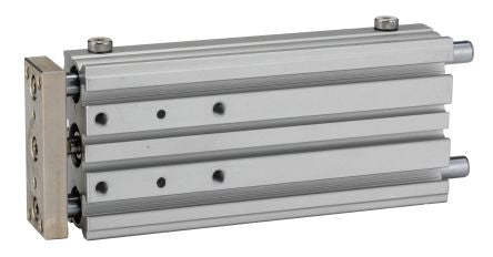 RS PRO Pneumatic Guided Cylinder - 16mm Bore, 100mm Stroke, Double Acting [0]; 180-332