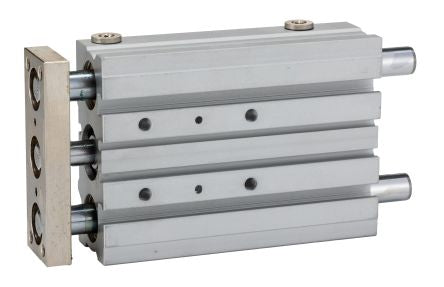 RS PRO Pneumatic Guided Cylinder - 20mm Bore, 80mm Stroke, Double Acting [0]; 180-341