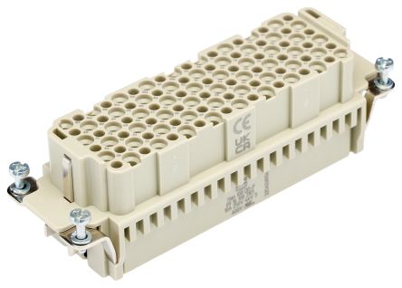 HARTING Heavy Duty Power Connector, 10A, Female, HAN DD Series, 108 Contacts [09161083101]; 204-541