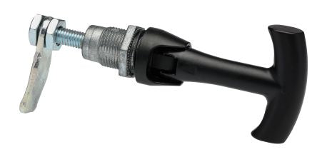 RS PRO Black Zinc Die Cast Lock, T-Handle [0]; 216-913