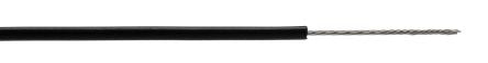 RS PRO Black 26AWG Hook Up Wire, 26AWG, 7/0.16mm, 305m, PVC Insulation [0]; 217-311