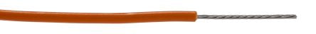 RS PRO Orange 24AWG Hook Up Wire, 24AWG, 7/0.2mm, 305m, PVC Insulation [0]; 217-314