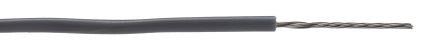 RS PRO Grey 24AWG Hook Up Wire, 24AWG, 7/0.2mm, 305m, PVC Insulation [0]; 217-317