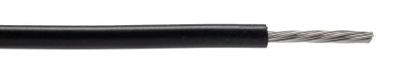 RS PRO Black 16AWG Hook Up Wire, 16AWG, 19/0.3mm, 200m, PVC Insulation [0]; 217-342