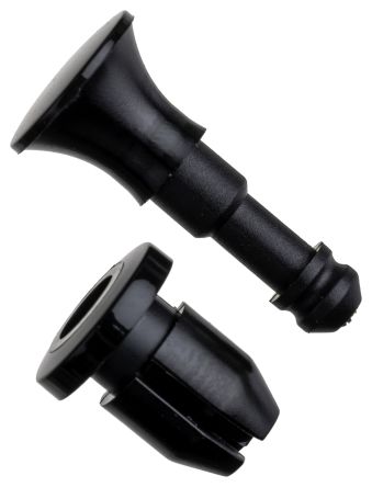 RS PRO Nylon Rivet Set Rivet, 6.35mm [0]; 304-164