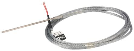 RS PRO PT100 Temperature Sensor, 3mm Dia, 100mm Long, 3 Wire, Probe, 400°C Max [0]; 350-360