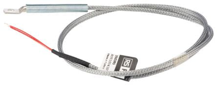 RS PRO PT100 Temperature Sensor, 9.4mm Dia, 26mm Long, 3 Wire, 400°C Max [0]; 350-365