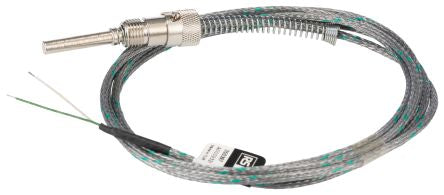 RS PRO Type K Thermocouple 30mm Length, 6mm Diameter, -50°C → 400°C [0]; 350-397