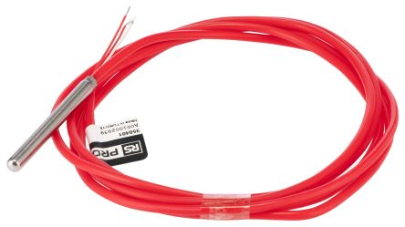 RS PRO PT100 Temperature Sensor, 6mm Dia, 60mm Long, 3 Wire, Probe, 400°C Max [0]; 350-401