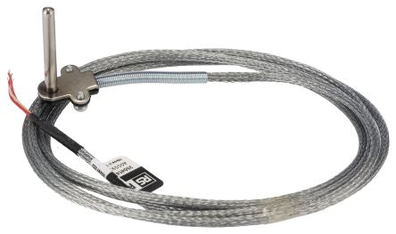 RS PRO PT100 Temperature Sensor, 5mm Dia, 50mm Long, 3 Wire, 400°C Max [0]; 350-414