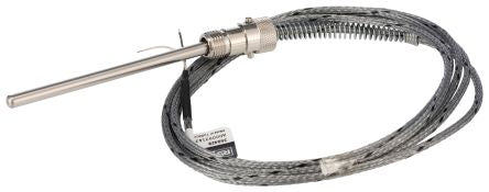 RS PRO Type J Thermocouple 100mm Length, 6mm Diameter, -50°C → 400°C [0]; 350-429