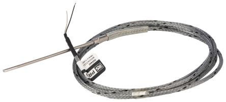RS PRO Type J Thermocouple 100mm Length, 3mm Diameter, 0°C → 400°C [0]; 350-442