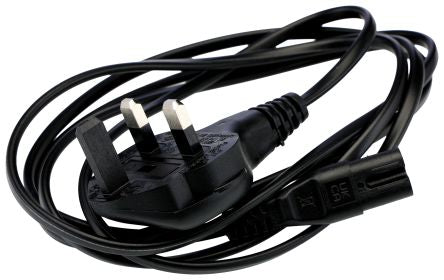 RS PRO Straight IEC C7 Socket to Straight Power Cord, 1.8m [0]; 558-970