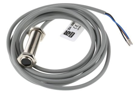 RS PRO Diffuse Reflection Photoelectric Sensor, Barrel Sensor, 0.15 m Detection Range [0]; 204-3961