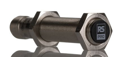 RS PRO Inductive Threaded Barrel Proximity Sensor, M12, 4 mm Detection, PNP NO, 10 → 30 V dc [0]; 206-6156