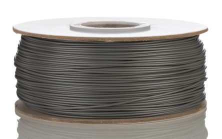 RS PRO Grey 0.81mm² Hook Up Wire, 18 AWG, 16/0.25 mm, 305m, MPPE Insulation [0]; 208-1086