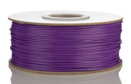 RS PRO Purple 0.51mm² Hook Up Wire, 20 AWG, 10/0.25mm, 305m, PVC Insulation [0]; 208-1115