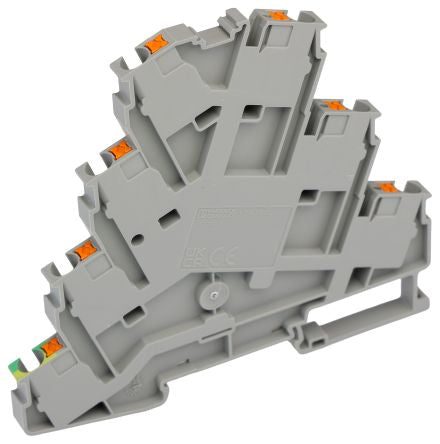 Phoenix Contact PT Series PT 4-PE/3L Terminal Block [3210442]; 209-1739