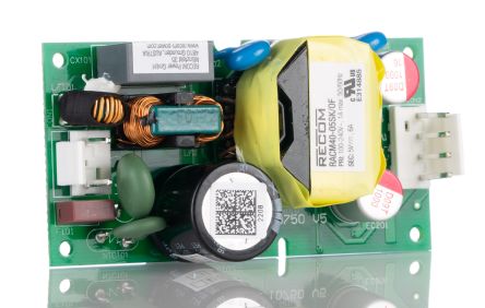 Recom Switching Power Supply, RACM40-05SK/OF, 5V dc, 6A, 30W, 1 Output, 80 → 264V ac Input Voltage [RACM40-05SK/OF]; 210-7047