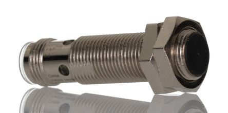 Omron Inductive Threaded Barrel Proximity Sensor, M12, 4 mm Detection, PNP NO, 12 → 24 V dc [E2A-M12KS04-M1-B1-4]; 214-7033