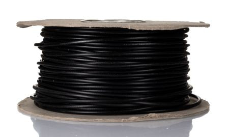 RS PRO 1 Core, 4.5mm od, 100m, Black [0]; 214-9616
