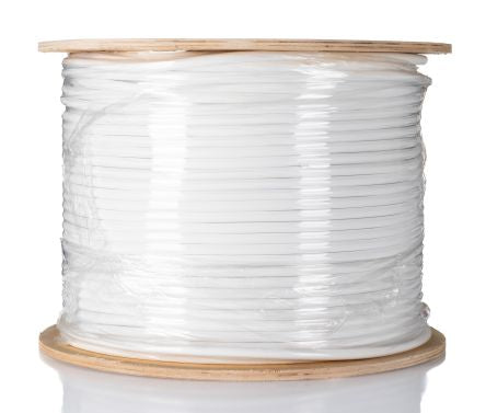 RS PRO 2 Core, 1.5 mm² CSA, 7.3mm od, 100m, White [0]; 215-2401