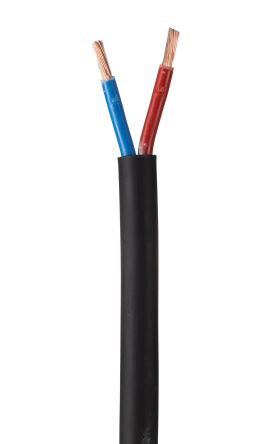 RS PRO 4 Core, 2.5 mm² CSA, 10.6mm od, 100m, Black [0]; 215-2405