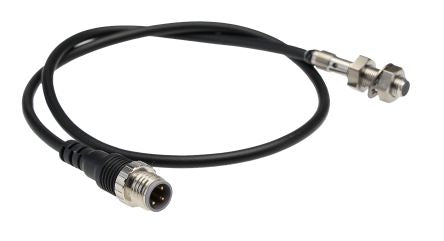 Omron Inductive Threaded Barrel Proximity Sensor, M5, 1.2 mm Detection, PNP NO, 10 → 30 V dc [E2E-S05S12-CJ-B1 0.3M]; 215-7745