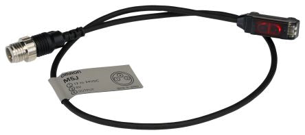 Omron Limited Reflective Photoelectric Sensor, Block Sensor, 30 mm Detection Range [E3T-SL23-M5J 0.3M]; 215-7785