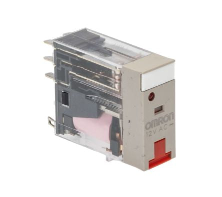Omron Plug In Non-Latching Relay, 12V ac Coil, 5A Switching Current, DPDT [G2R-2-SNI 12VAC (S)]; 215-7850