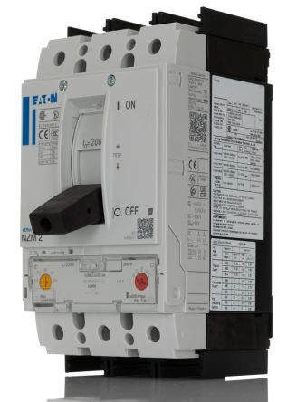 Eaton Moeller Thermal Magnetic Circuit Breaker - 3 Pole 440V ac Voltage Rating DIN Rail, 200A Current Rating [269216 NZMB2-A200-NA]; 221-3489