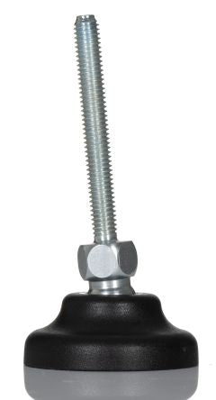 RS PRO M6 40mm Dia. Polyamide Adjustable Foot, 500kg Static Load Capacity 30° Tilt Angle [0]; 224-5786