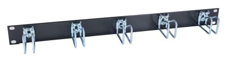 Rittal Steel Cable Management Panel for Use with Horizontal Management of the Patch Cables, 5 Rings [5502205]; 226-0320
