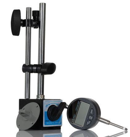 RS PRO Metric 1 x Magnetic Base-MB-1, 1 x Plunger Digital Indicator, 25mm / 1 Travel Measuring Set [0]; 226-6250