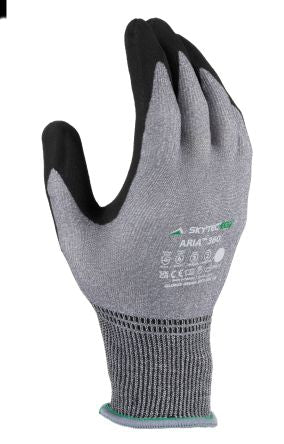 Skytec Aria 360 Black/Grey Work Gloves, Size 11, Nitrile Coating [SKG00022F]; 227-0484