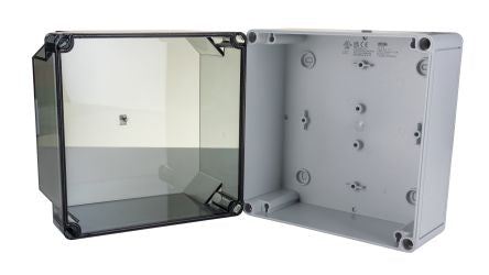 Rittal PK Series Polycarbonate Wall Box, IP66, Viewing Window, 180 mm x 182 mm x 165mm [9519100]; 228-9479
